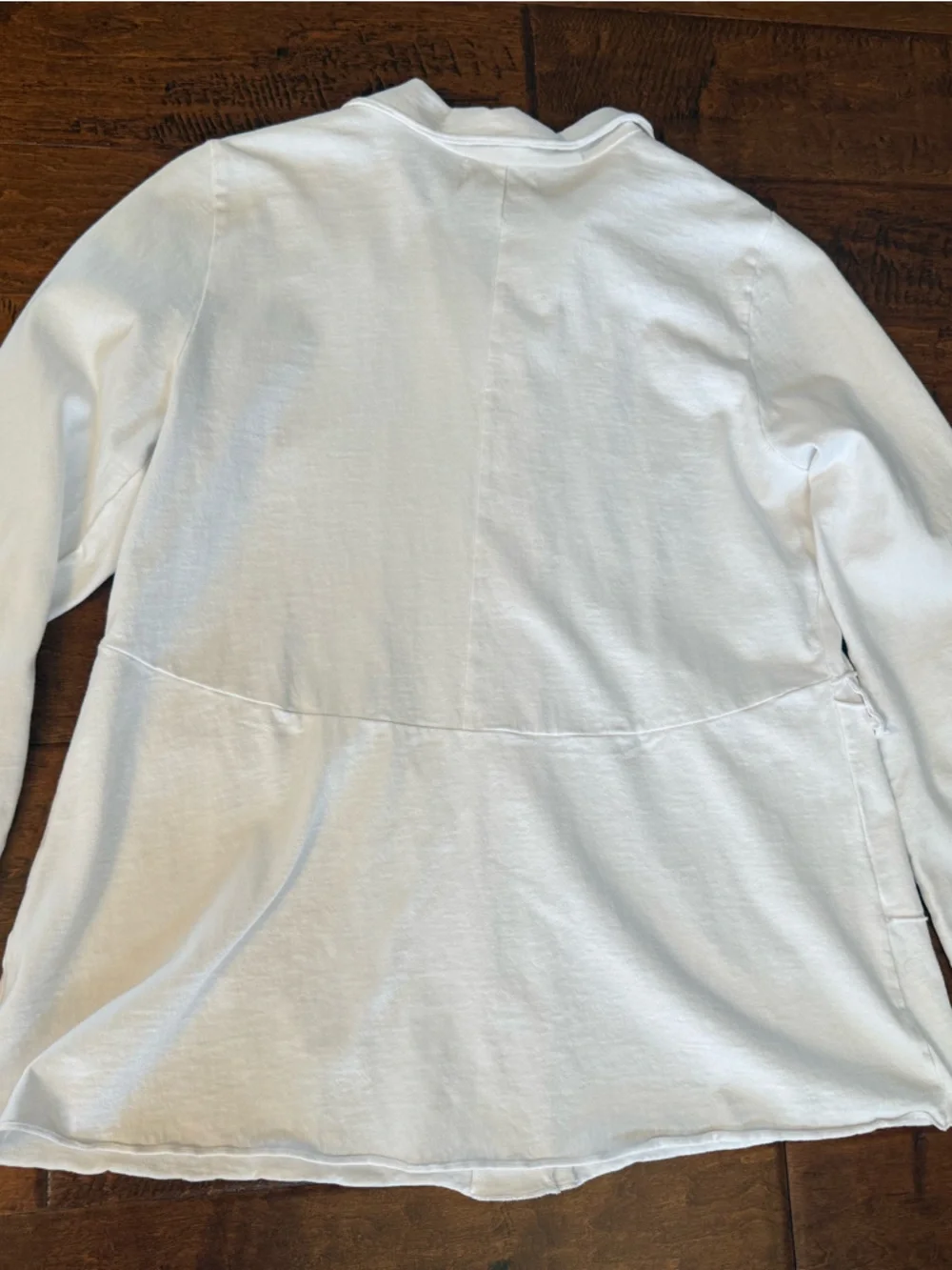 Casual White Button-Front Jacket/Blazer - Picture 3 of 5